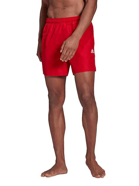 adidas badeshort herren.schwarz rot|Solid CLX Short.